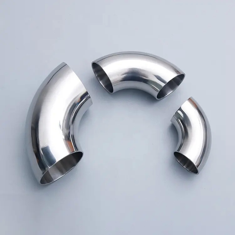 Butt Welded Seamless Carbon/stainless Steel Ss304 Ss316 45 90 Degree Elbow