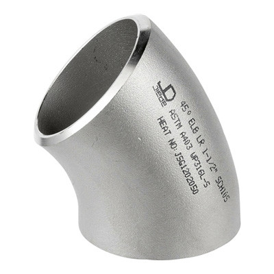 Butting Welding Elbow Stainless Steel 45 degree Elbows Forged High Pressure Pipe Fittings Ss304/316