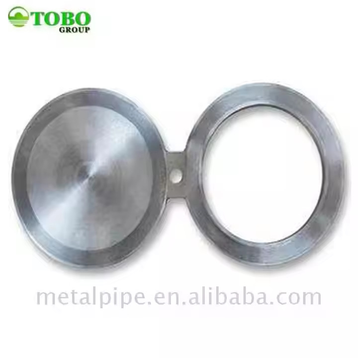 Forged Flange Pipe Fitting ASTM A516 GR70 CL150 RF 2in Paddle Blank Spade Line Blind Flange