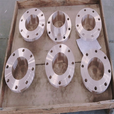Weld Neck Flange, RFFE, BE, 4", S-40S, CL150, ASME-B16.5, ASTM A182 Gr.F 44 (UNS S31254)