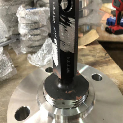 2 1/2" Full Size 1500LB8 BL Flange RF ASTM A182 F904L Sanitary SS Forged Drainage ASME B 16.5 Pipe Fittings