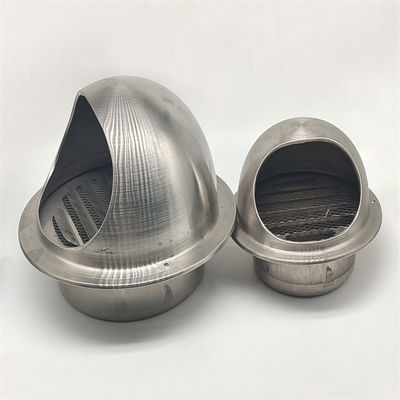 3" Stainless Steel Round Kitchen Wall Exhaust Waterproof Ventilation Mushroom Pipe Air Vent Cap Cover