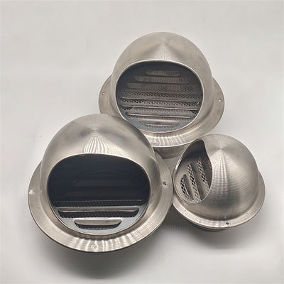 6" Stainless Steel Round Kitchen Wall Exhaust Waterproof Ventilation Mushroom Pipe Air Vent Cap Cover