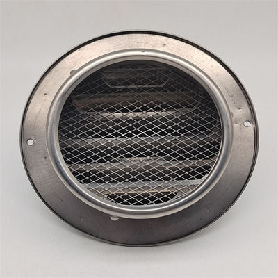 3 Inch Stainless Steel Wall Air Vent Cover Hood End Ducting Cap Round Grille Ventilation Cover