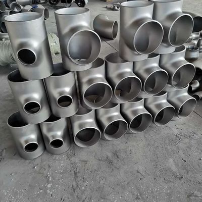 Asme b16.9 schedule 40 steel pipe fittings tee  reducing tee stainless steel equal tee