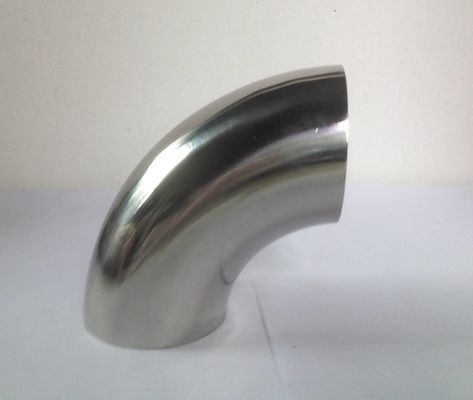 فولاد ضد زنگ 316SS 304SS بُت جوشکاری لوله بدون درز مناسب 90 درجه شعاع بلند آرنج