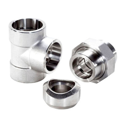اتصالات لوله فولادی ضد زنگ ASME B16.5 WP304L / 316L 150 # فولاد ضد زنگ Equal Tee MT23