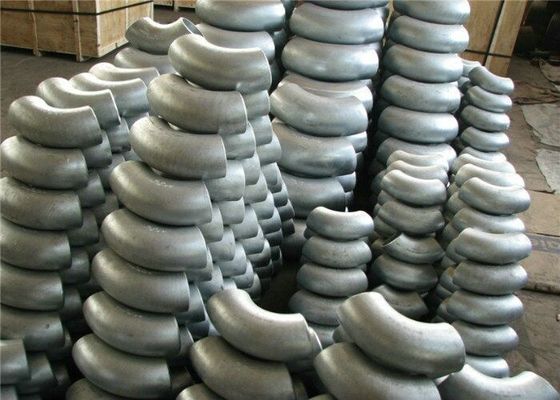 Ti Alloy Stainless Steel Elbow Long Radius 90 Degree With Silver Color