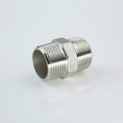 Stainless Steel 304/316 Hydraulic Hose Pipe Connection NPT BSP Female/Male Hex Nipple
