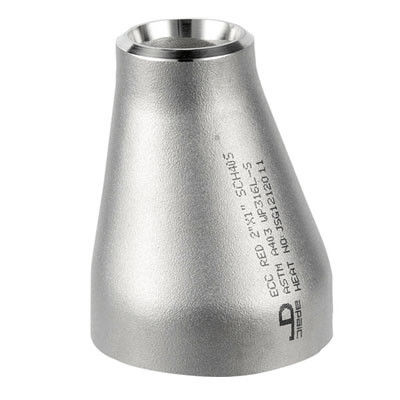 Eccentric Reducer  Butt Welding Fittings  1/2”-60” Thickness: Sch5s-Schxxs Standard: ASME, MSS, ISO, DIN, JIS