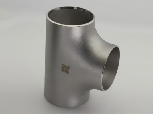 METAL Low Alloy Steel Pipe Fittings Butt Welding Pipe Fittings Equal Tee A403 WP904L 6" SCH40 ASME B16.9