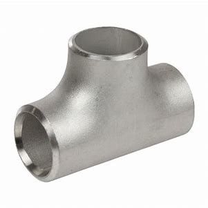 CUNI 90/10 Butt-welding Equal Tee Copper Nickel Pipe Fittings DIN/ASME C70600