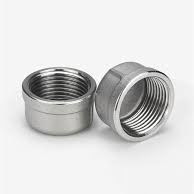 High Quality Stainless Steel Casting Pipe Fittings Threaded Round Cap