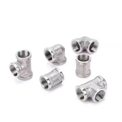 Stainless Steel Customized High Pressure Short Type High Temperature Resistant Reducer Tee for Water