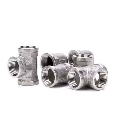 Stainless Steel Customized High Pressure Short Type High Temperature Resistant Reducer Tee for Water