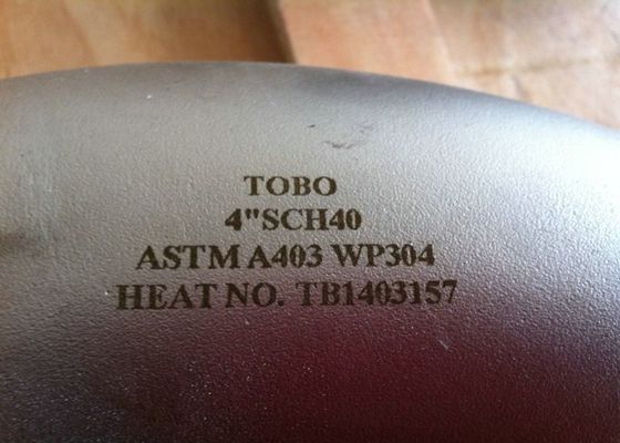 اتصالات لوله جوش بدون درز ASME B16.9 فولاد ضد زنگ 90 درجه با شعاع بلند 304/316L