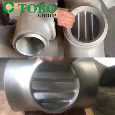 JIN Sch80 6inch 90/10 Stainless Steel Tee Galvanized Pipe Fittings Tee