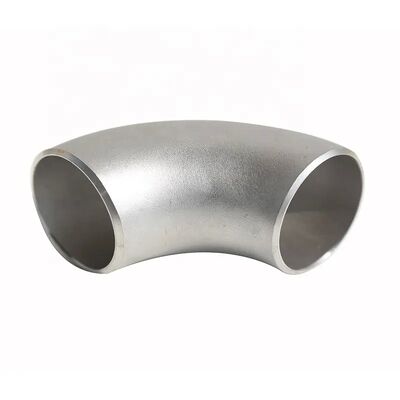 304/316SS لوله جوشکاری بدون درز 90 درجه طول شعاع آرنج9