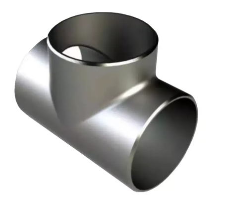 ASME B16.9 Stainless Steel Reducing Barred Tee SCH80 Butt Weld High Strength Fitting