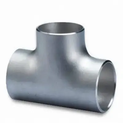 ASME B16.9 Stainless Steel Barred Tee SCH80 Butt Weld Corrosion Resistant Fittings