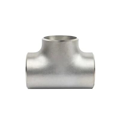 ASME B16.9 Stainless Steel Barred Tee SCH80 Butt Weld Corrosion Resistant Fittings