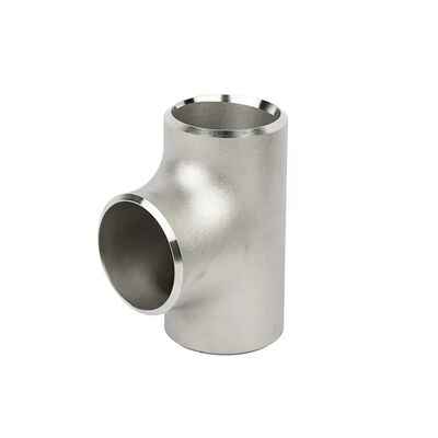 اتصال سه راهی مساوی فولاد ضد زنگ 150# WP304L 316L اتصالات لوله جوشی لب به لب ASME B16.5