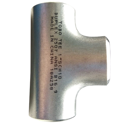 اتصالات BW سوپر دوبلکس فولاد ضد زنگ 2507 سه راهی مساوی بدون درز ASME B16.9