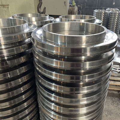 Weld neck flange, FFFE, BE, 8", S-10S, CL150, ASME-B16.5, ASTM A182 Gr.F 44 (UNS $31254)